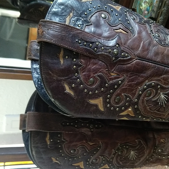Women's Lucchese cowboy boots size 7 1/2 B - Picture 8 of 8